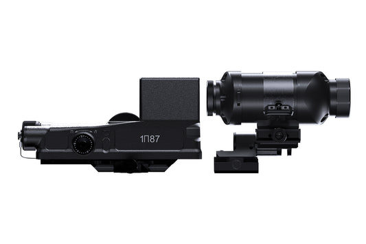 NOVUS PDS-I Prism Dot Sight Civilian Reticle w/ PM-I 3x Prismatic Magnifier Combo
