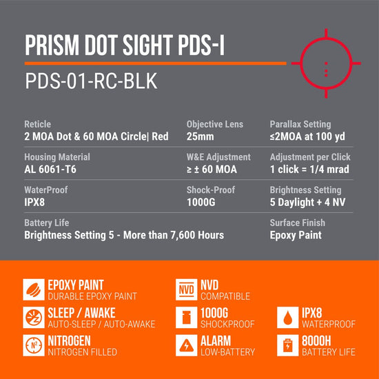 Pds1 Novus Precision Prism Dot Sight PDS1